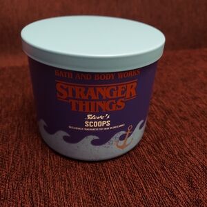 Stranger things Steve's scoops candle by bath and body works
